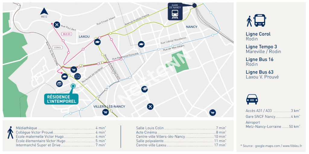 Appartement Neuf en Résidence à Laxou avec parking