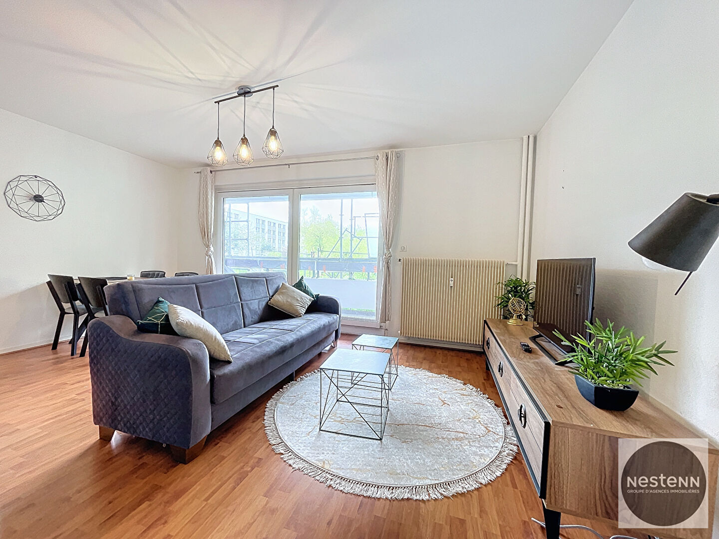 Appartement Nancy 2 pièce(s) 48.38 m2 - Balcon, parking et cave