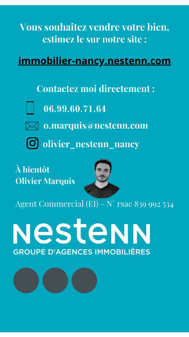 Nancy_Appartement F1 7ème étage résidence Lorraine_Balcon et box fermé