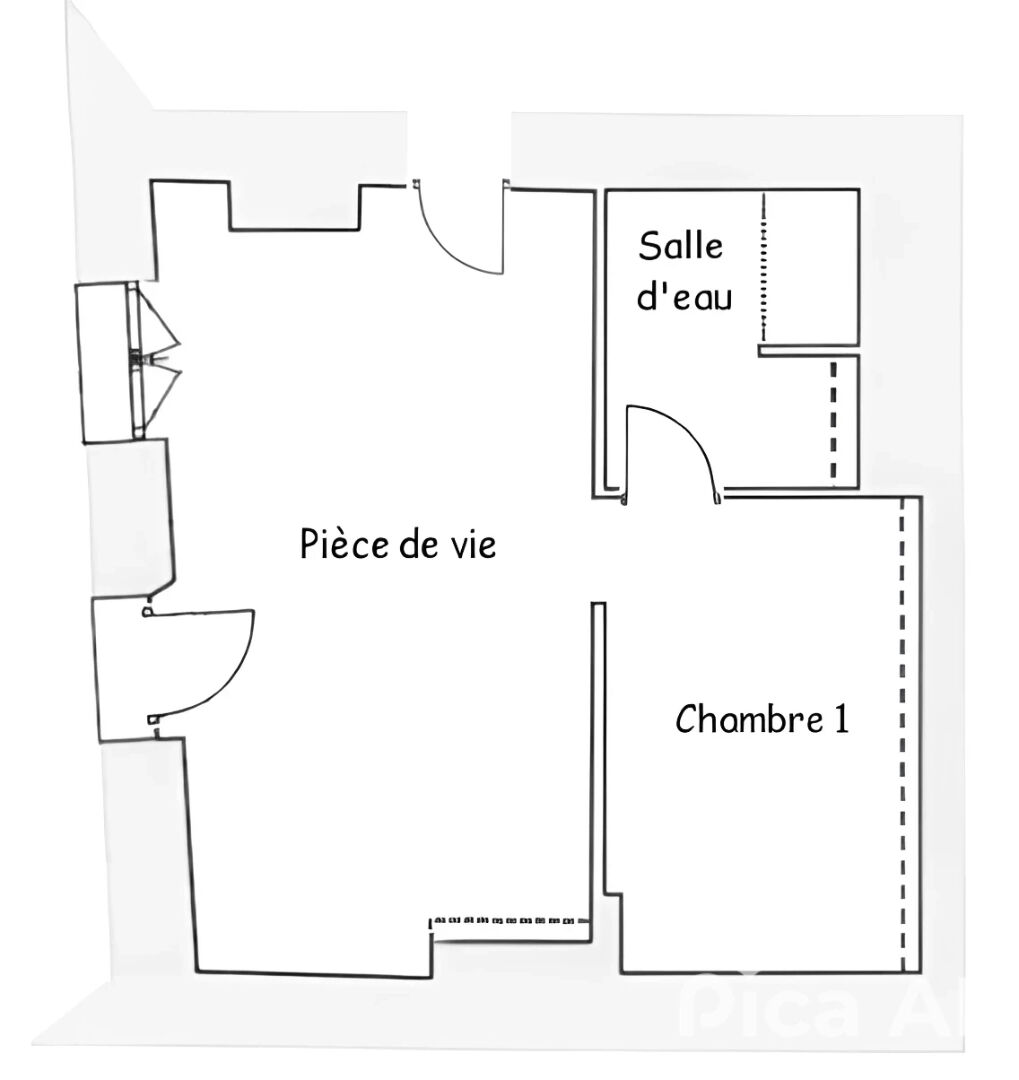 Appartement  Meublé 2 pièces de 32 m2 - SECTEUR AVENUE DE STRASBOURG - BD LOBAU