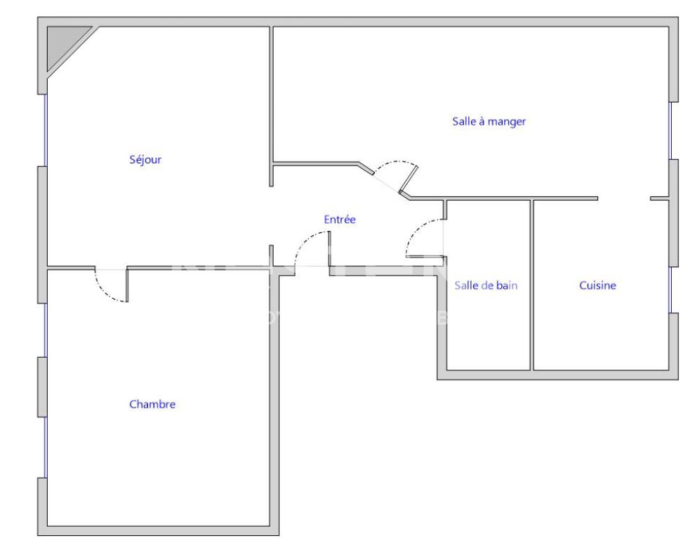 En face d'ARTEM joli appartement Nancy 2 pièces réf 2994