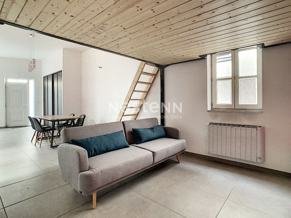 FONTAINES SUR SAÔNE - F2 -MEUBLÉ - 1 CHAMBRE +1 MEZZANINE