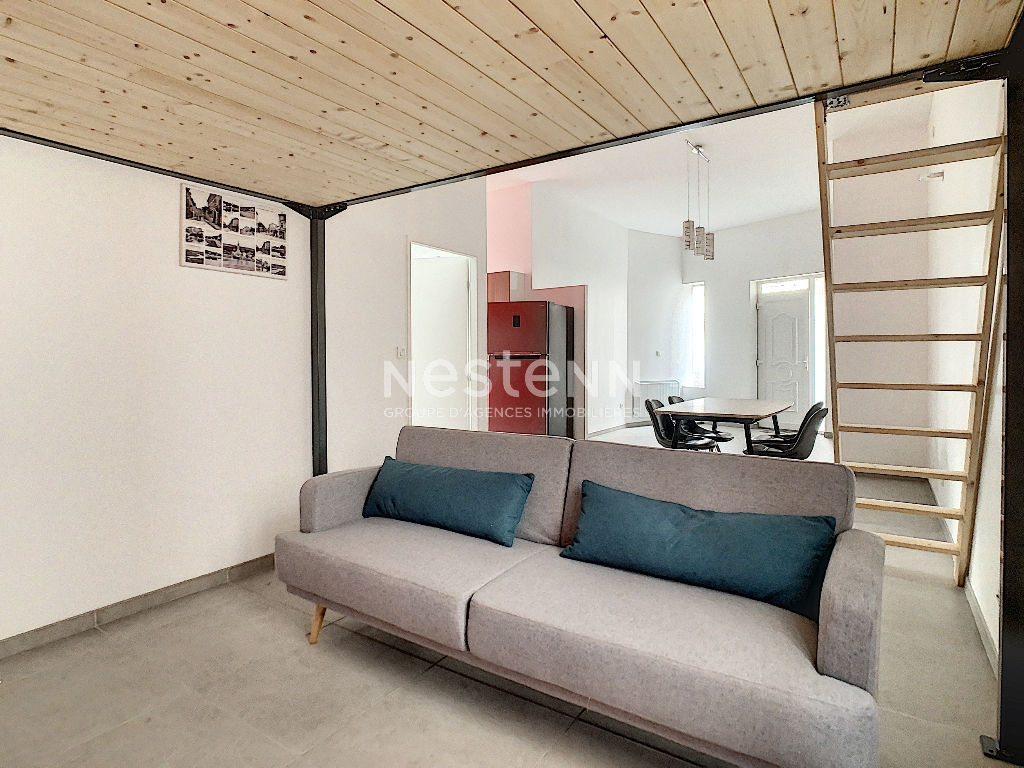 FONTAINES SUR SAÔNE - F2 -MEUBLÉ - 1 CHAMBRE +1 MEZZANINE