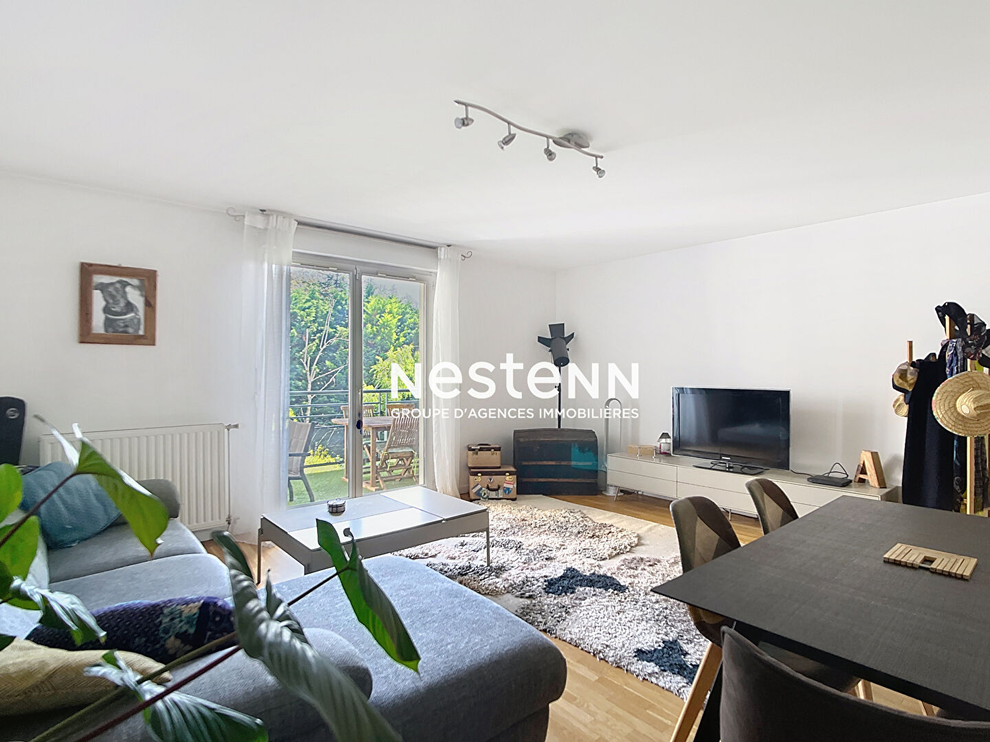 APPARTEMENT DUPLEX FONTAINES SUR SAONE 107 M² GARAGE DOUBLE TERRASSE VUE SAONE DERNIER ÉTAGE