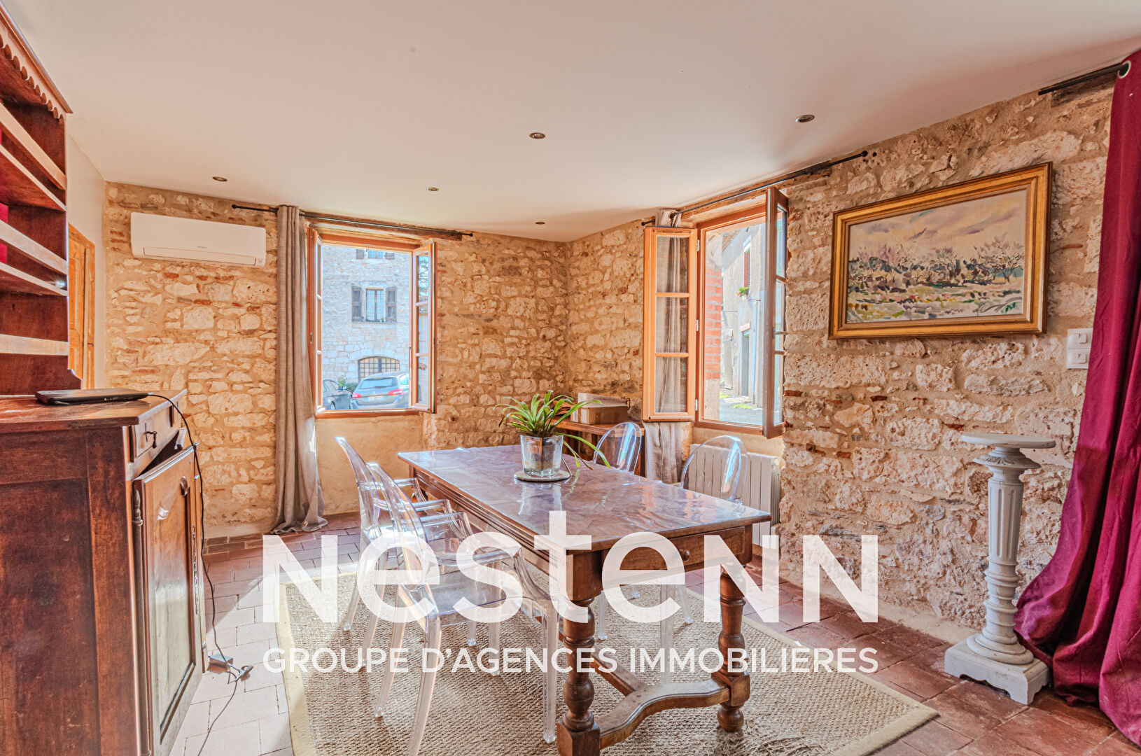 Maison de village en pierre à 16 min d'Albi 2 chambres jardin dépendances