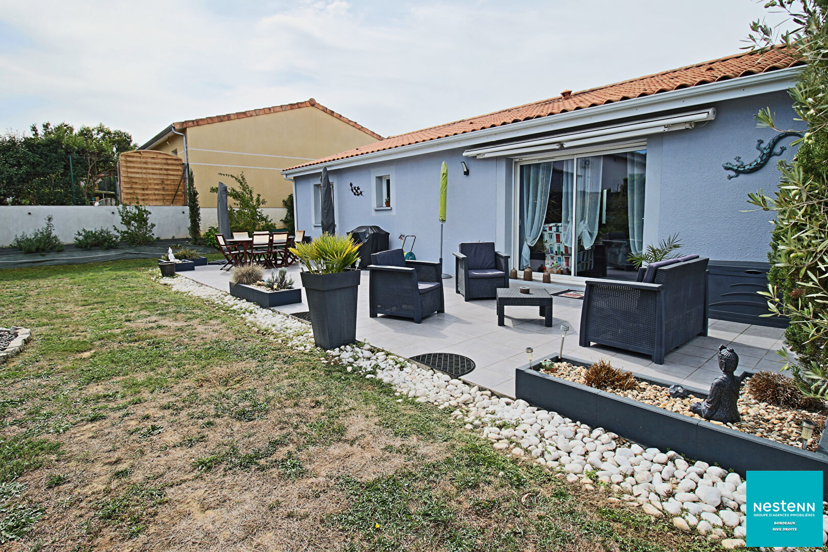 Maison 3 chambres avec jardin arboré