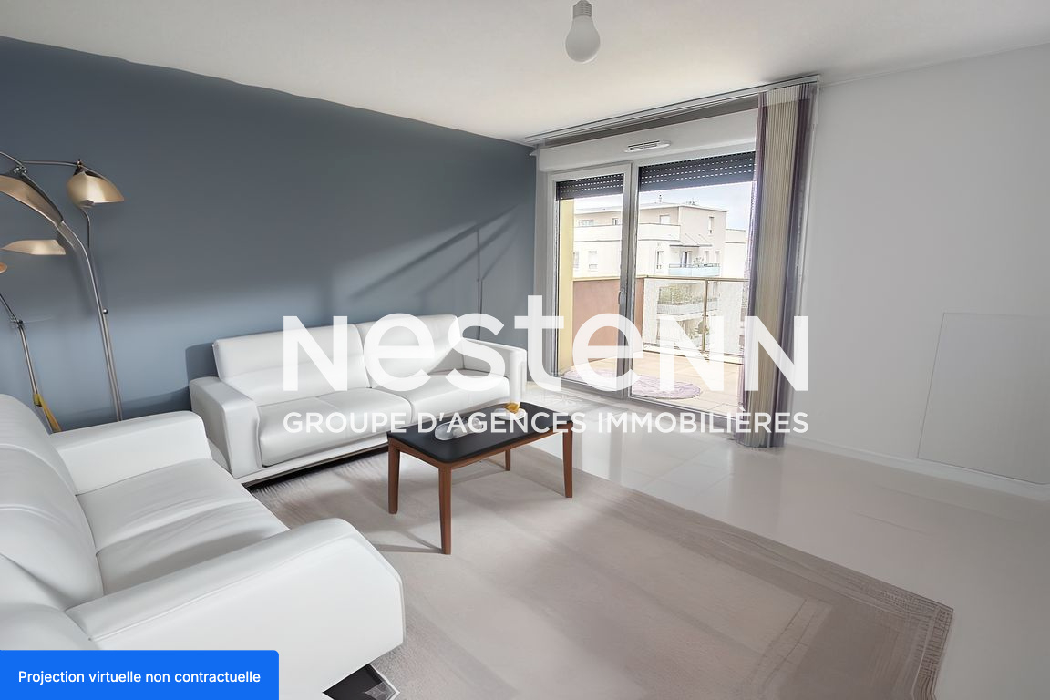 Appartement 4 pièces Traversant Moderne et récent - 3 chambres - Garage - 83m2 -  BRON 69500