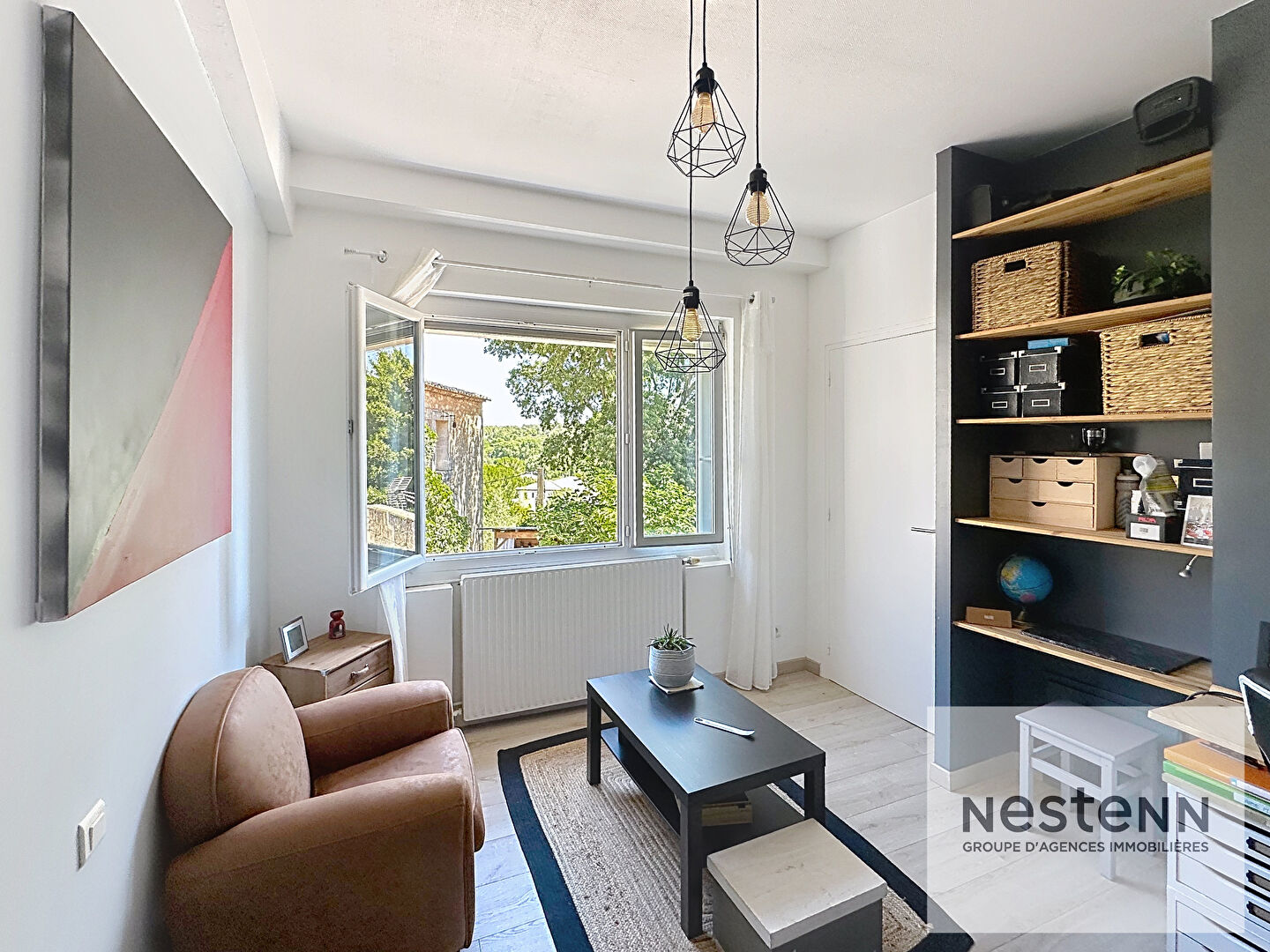 Sussargues ,Maison de village rénovée, 78 m²  3 chambres, garage 23 m²