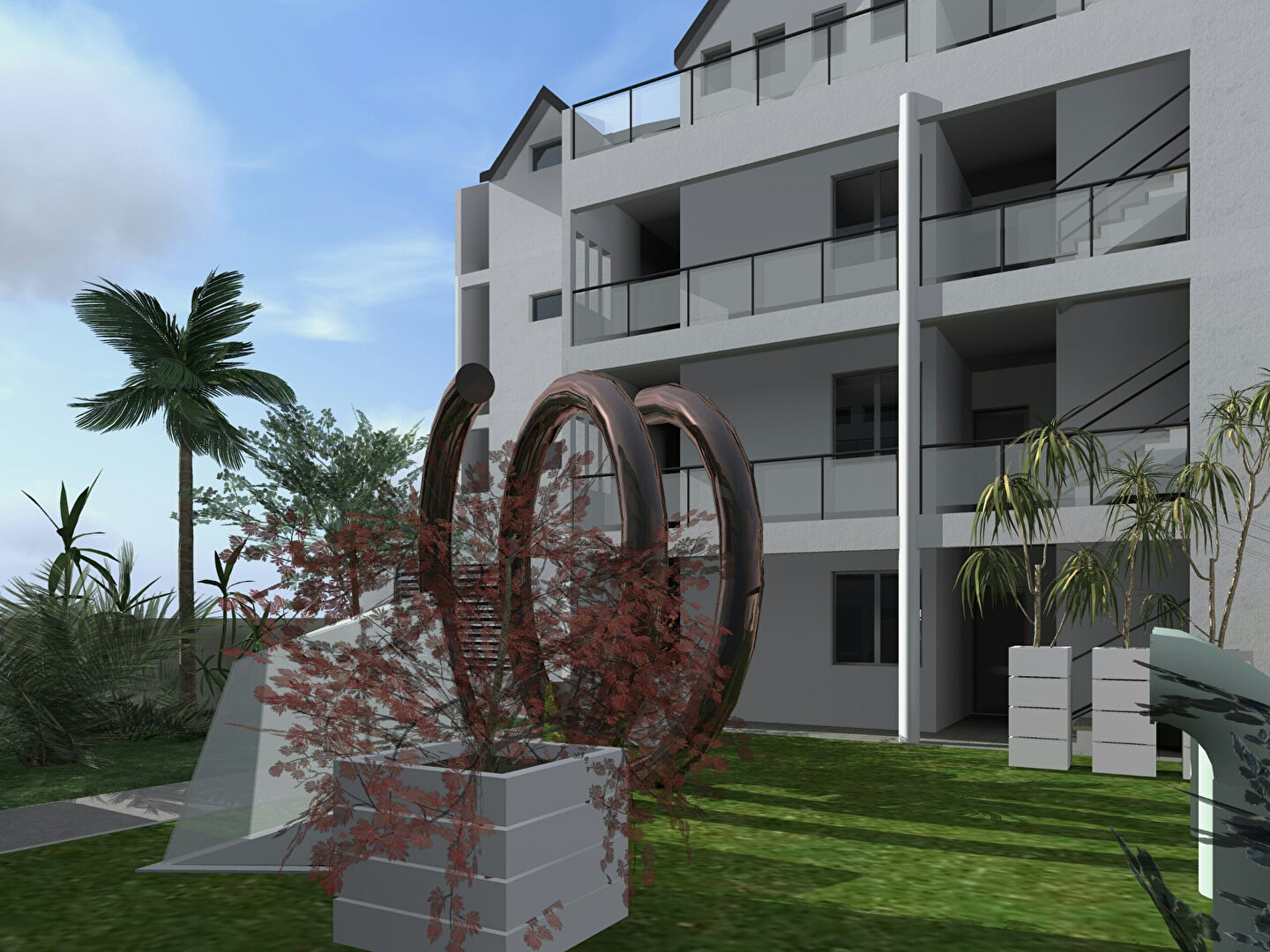 A VENDRE APPARTEMENT T2 NEUF EN VEFA AU BOURG DU GOSIER EN FACE DE LA PLAGE