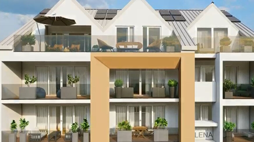 A VENDRE APPARTEMENT T2 NEUF AU 1er ETAGE AU GOSIER A 300m DE LA PLAGE