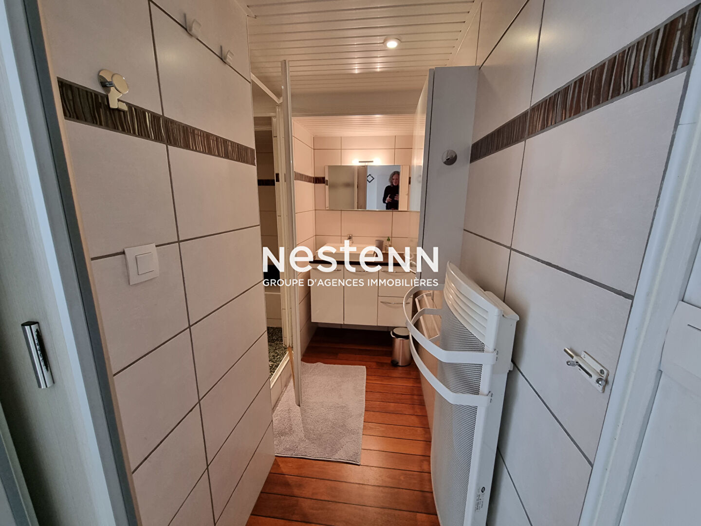 LANDERNEAU - Appartement  duplex aux prestations de qualité, 3 pièces, de 59.60 m2 en hyper centre, avec place de parking