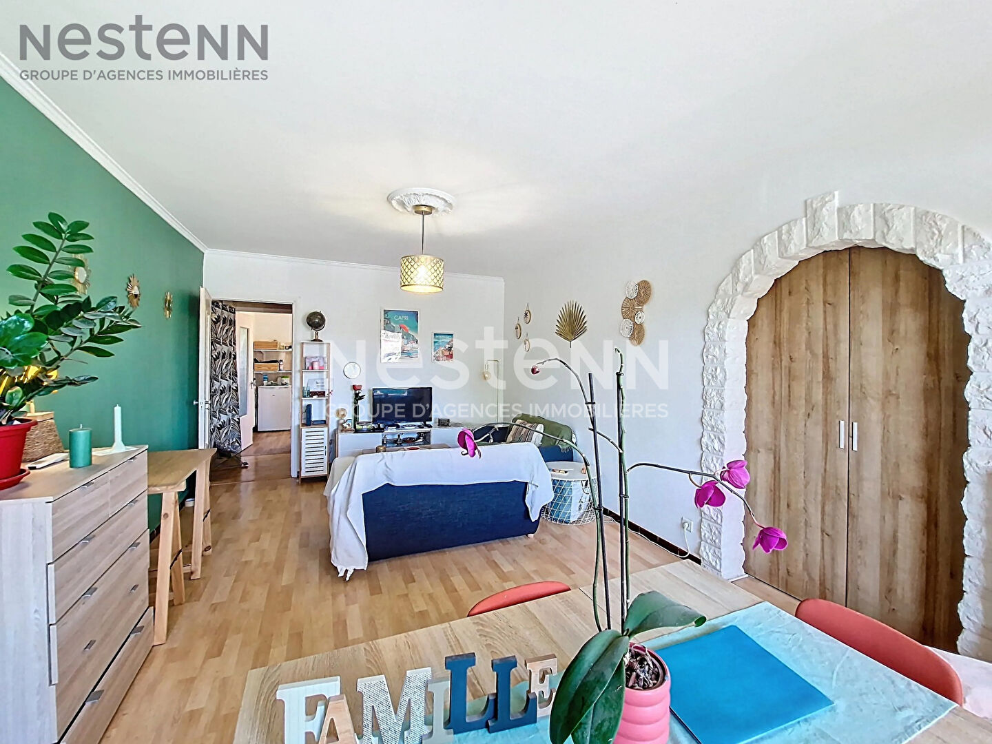 Charmant Appartement T3 Lunel 78 m2, garage et cave
