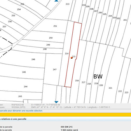 Vente terrain à Nevez (29920)