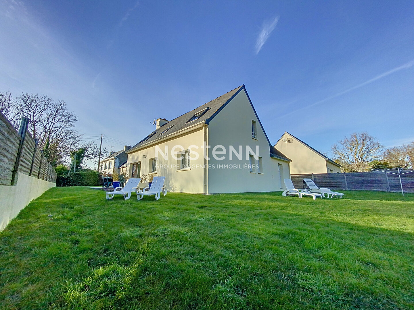 Belle maison lumineuse à Moëlan / mer, au Port de Brigneau