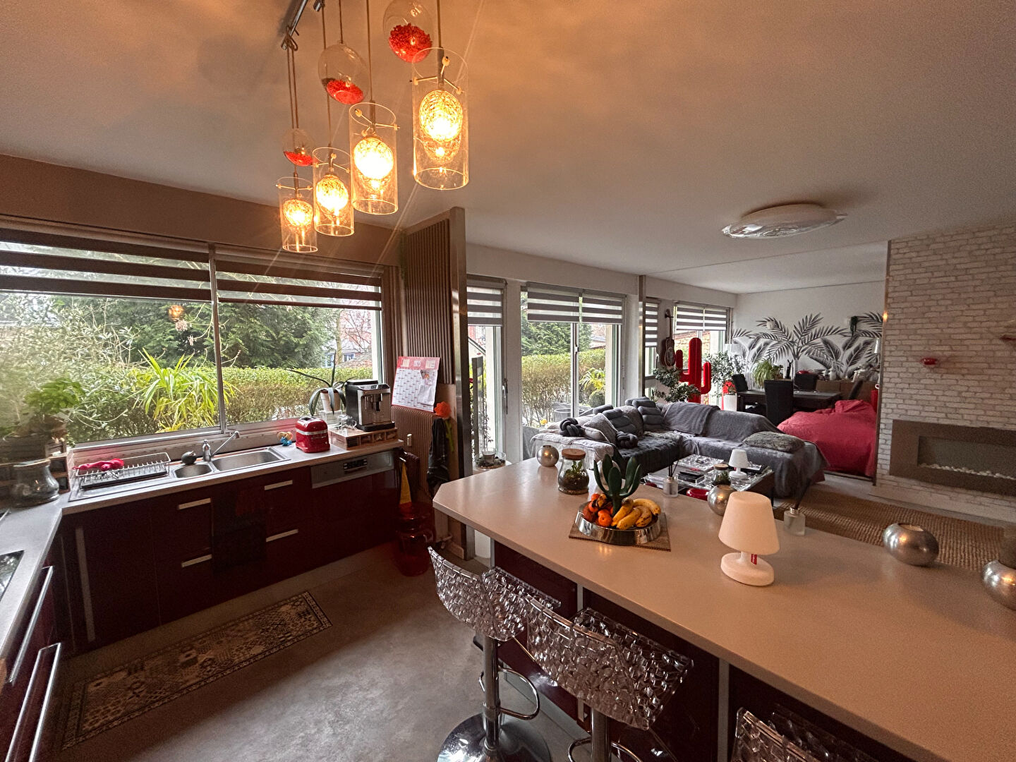 Appartement Rouen  -  gare rive droite   2 chambres 90m²   Terrasse 30m²  parking sous sol  Grand séjour salon  Cuisine commerces 200m