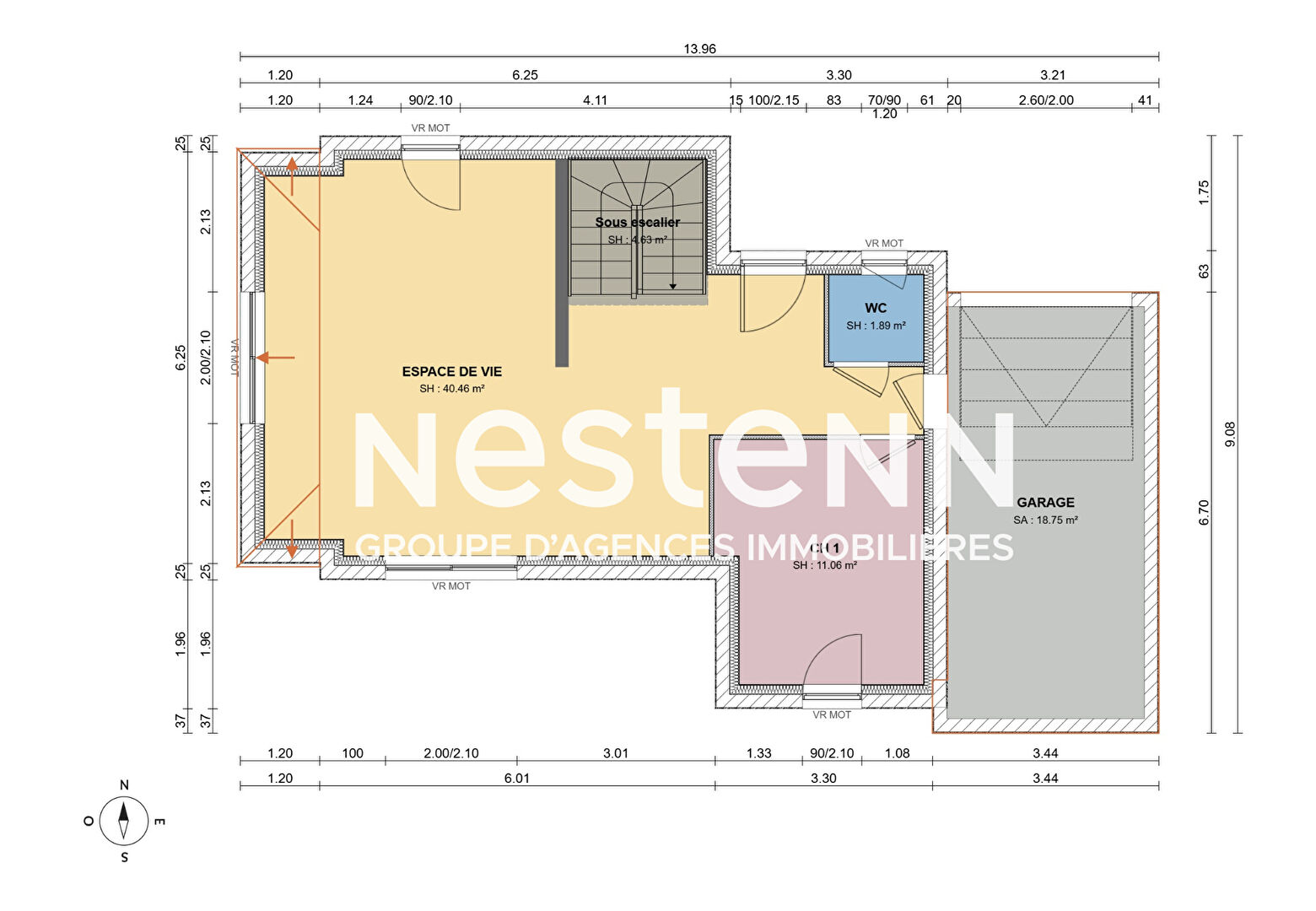 Maison neuve 110 m² + annexe  Terrain 2,75 ares  Norme RE2020