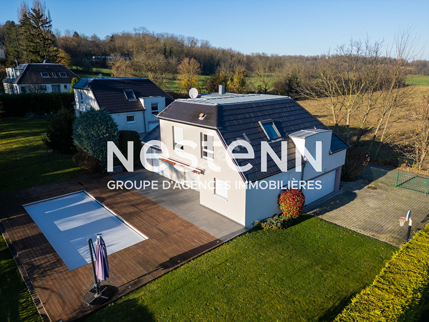 Maison d'Exception à Mittelhausbergen - 170m², Domaine Privé, Piscine Chauffée
