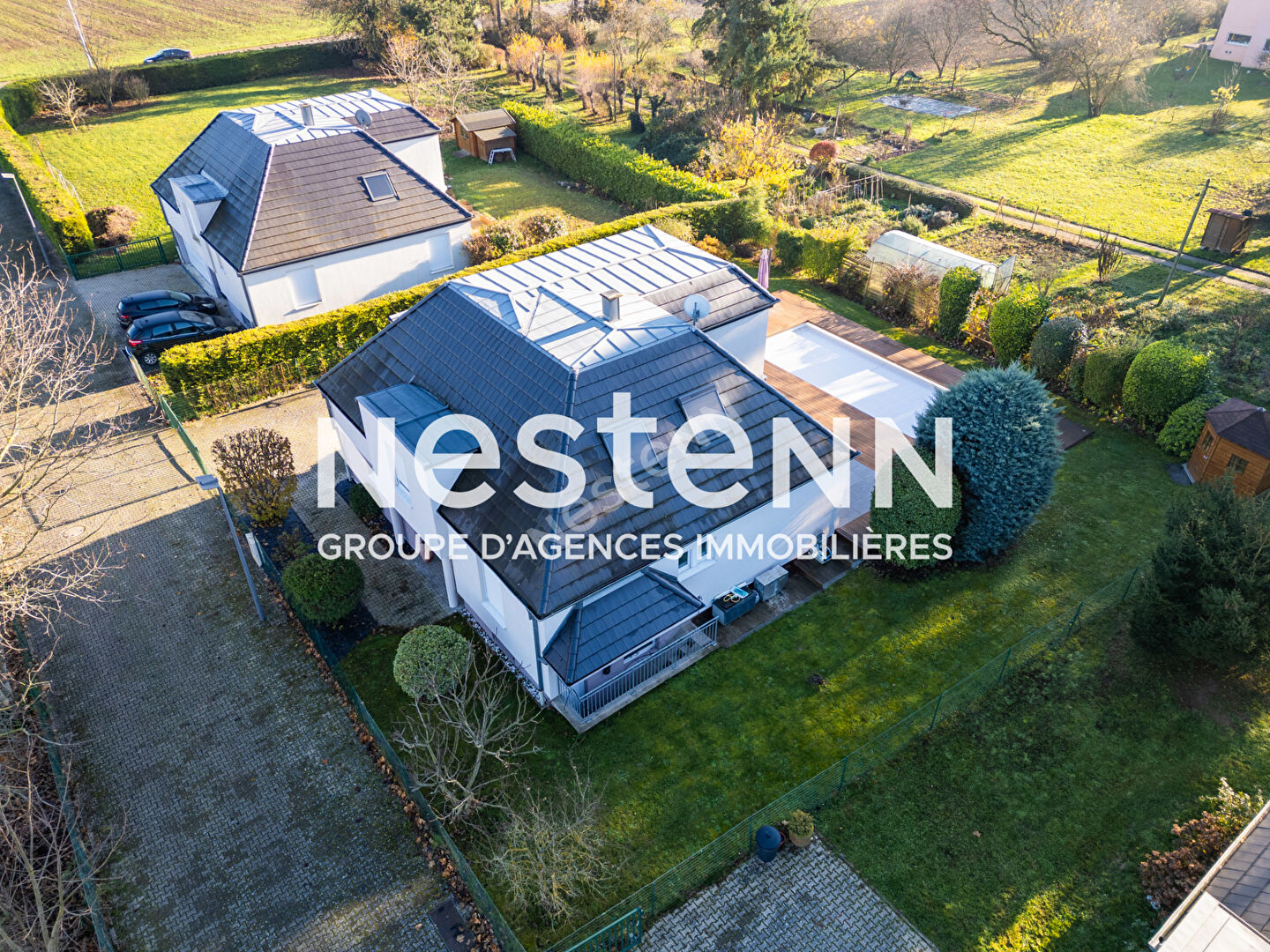 Maison d'Exception à Mittelhausbergen - 170m², Domaine Privé, Piscine Chauffée