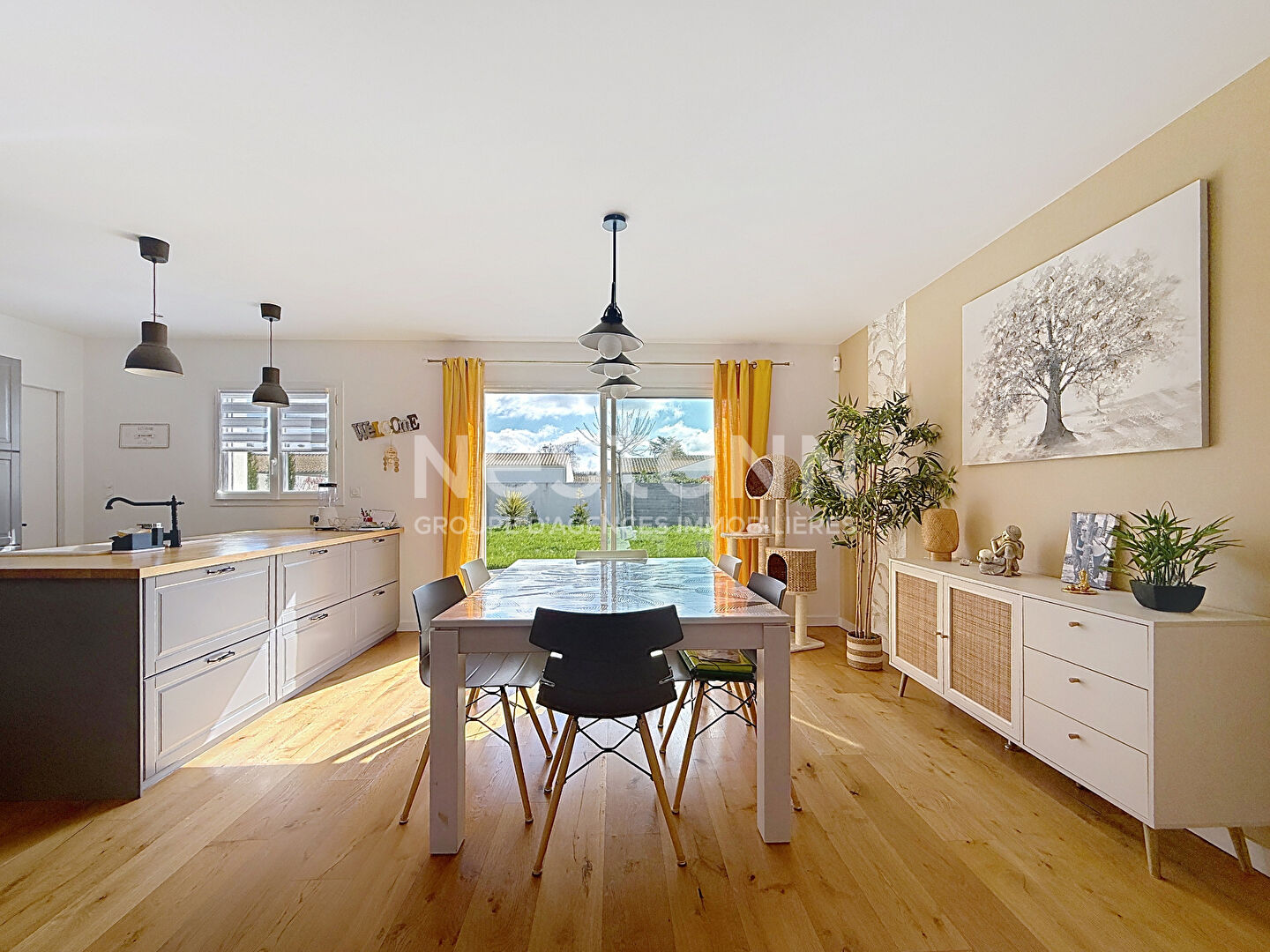 Maison plain pied 2 chambres garage jardin Aigrefeuille D'Aunis 3 pièce(s) 91 m2 proche Surgères La Rochelle