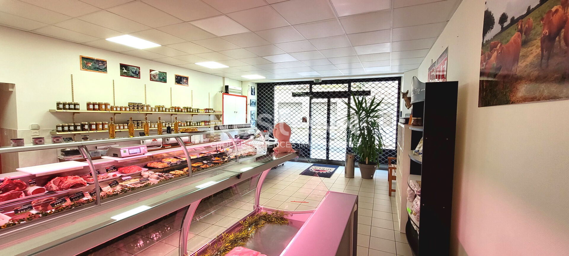 Belle affaire de boucherie à reprendre ou transformer , Local commercial 229 m² , Tous commerces