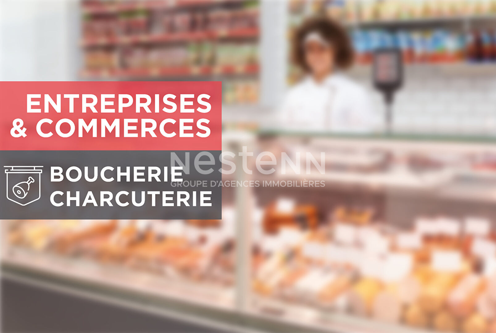 Belle affaire de boucherie à reprendre ou transformer , Local commercial 229 m² , Tous commerces