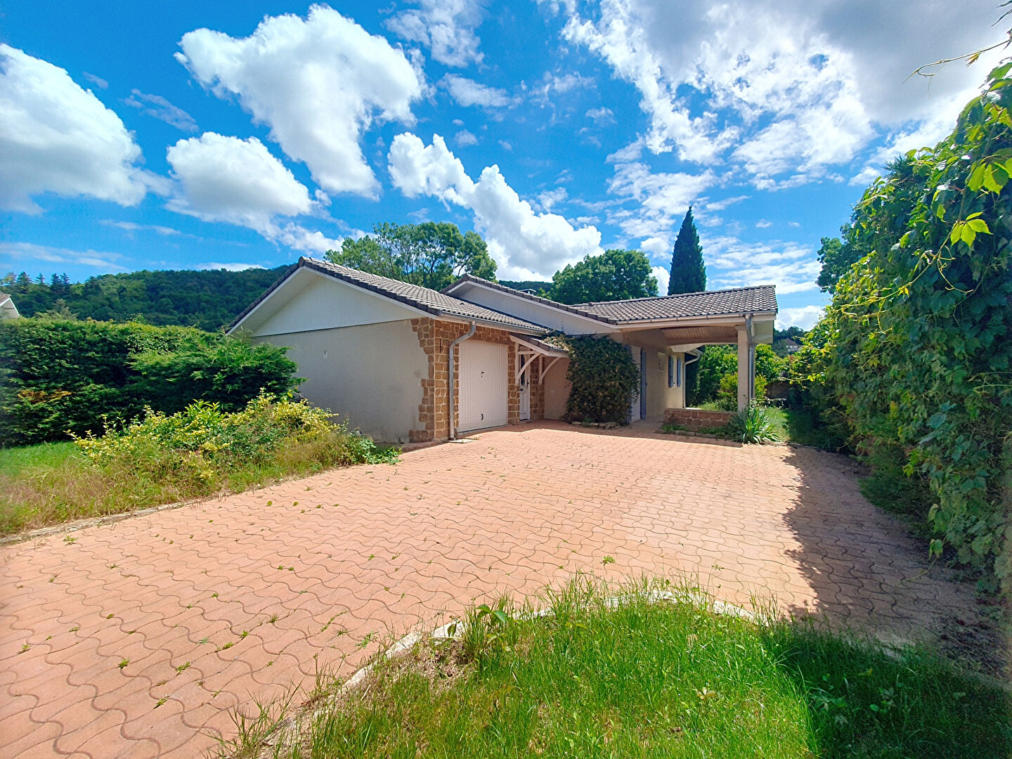 Maison de plain-pied à Villemoirieu 3 chambres sur terrain de 818 m²