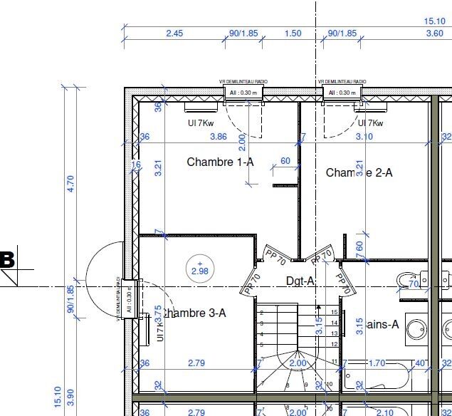 Villa T4 Villemoirieu  89.57 m² avec garage et jardin privatif de 84 m²