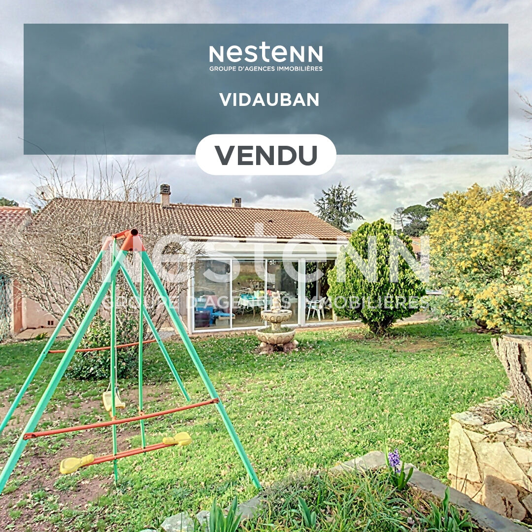 Maison VIDAUBAN, 90 m² , garage, terrain 545 m² .