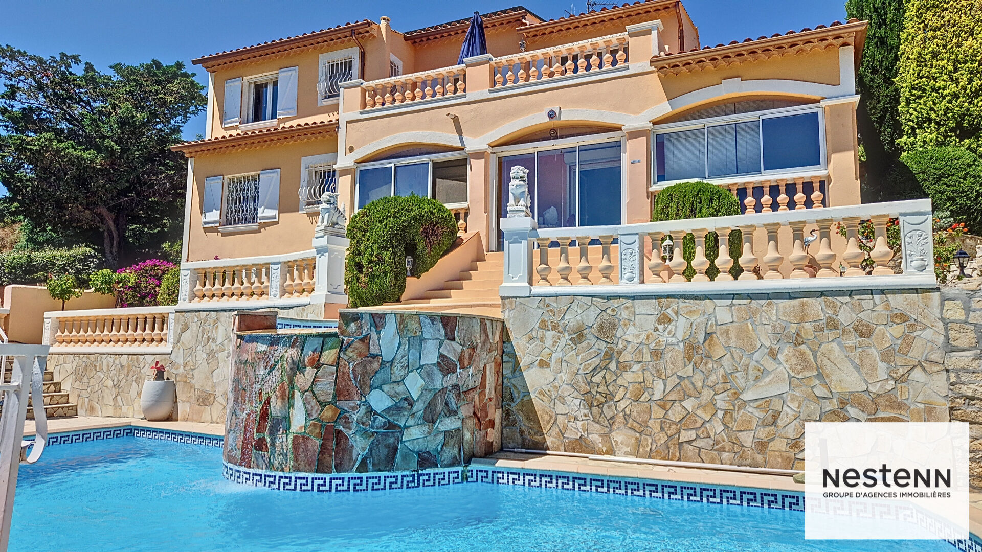 Villa, 4 chambres, garage, piscine, vue mer
