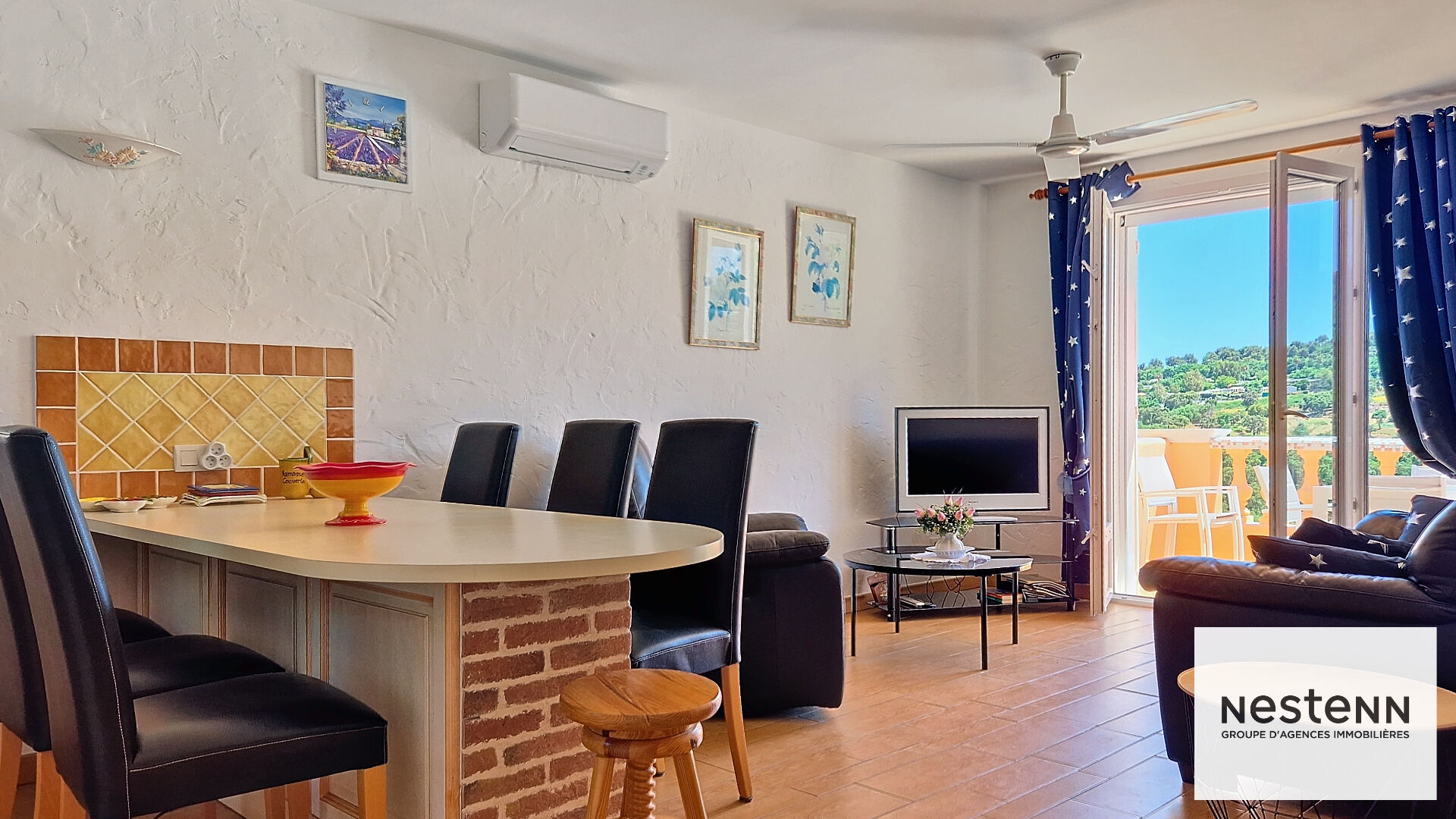 Villa, 4 chambres, garage, piscine, vue mer