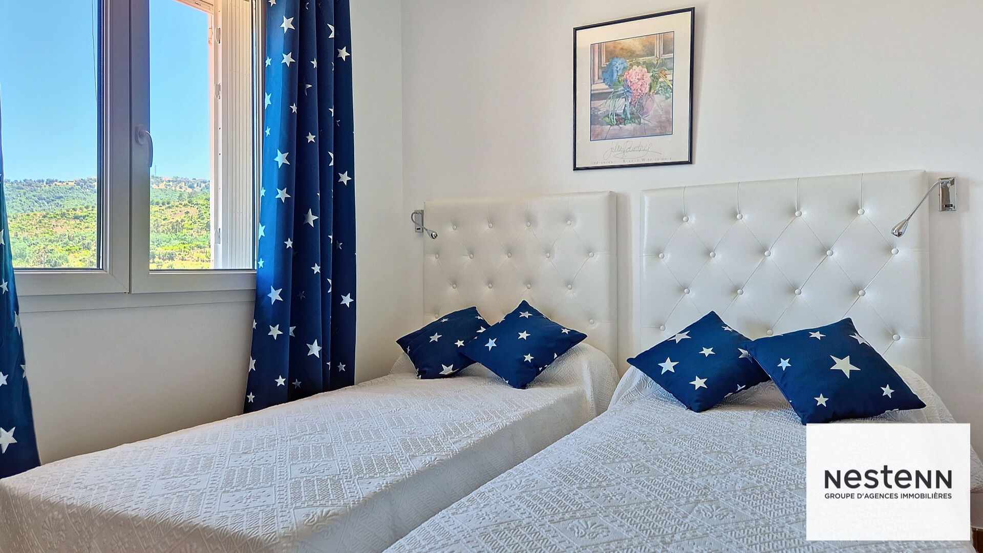 Villa, 4 chambres, garage, piscine, vue mer