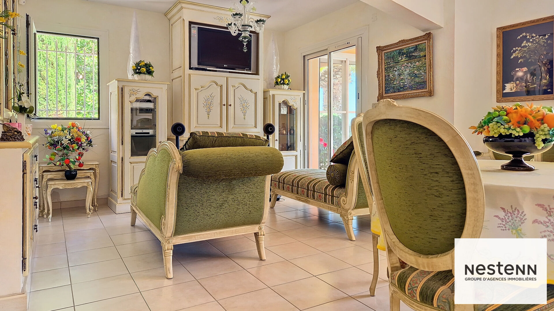 Villa, 4 chambres, garage, piscine, vue mer
