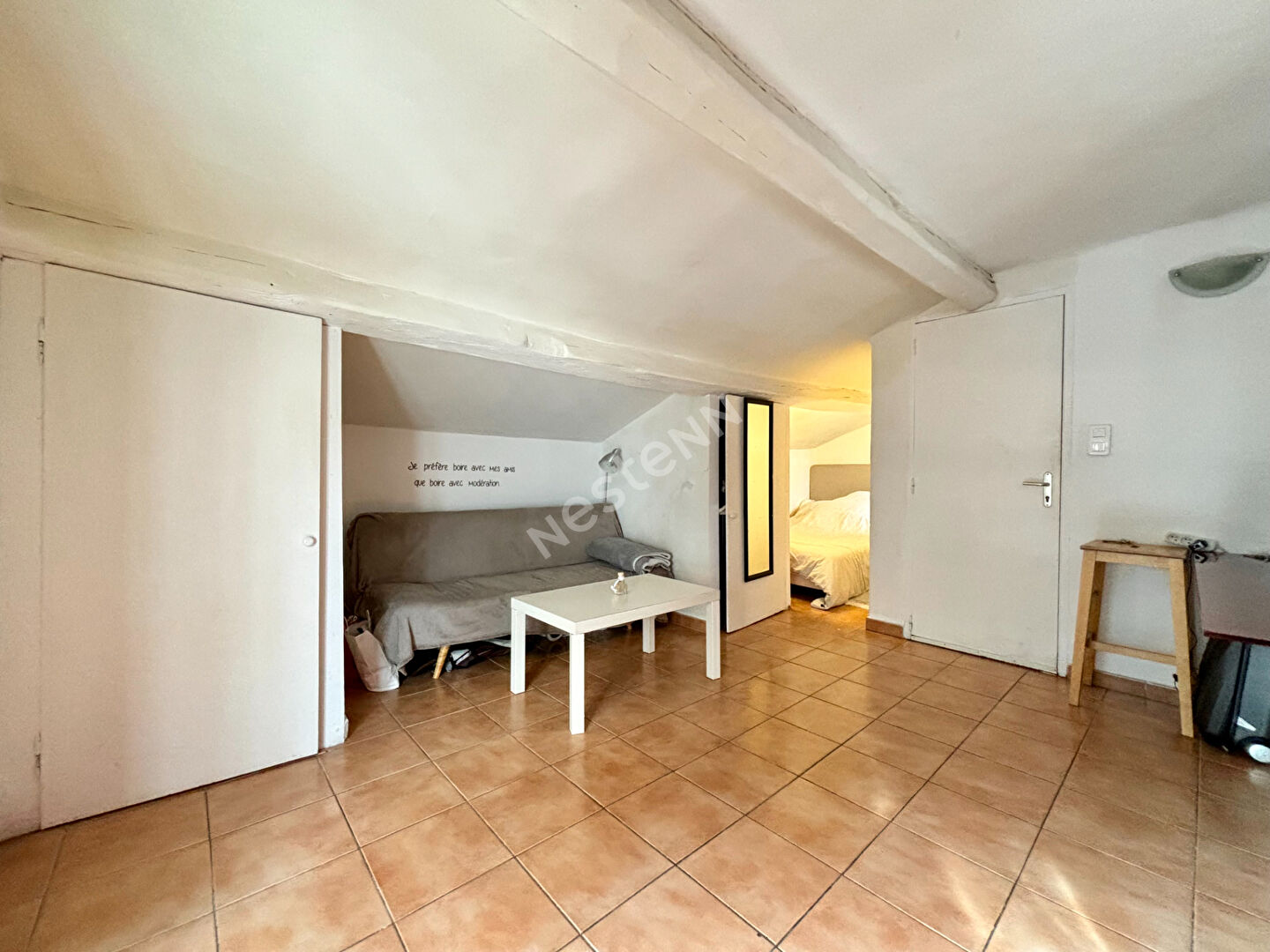 Appartement T1 de 28m² en dernier étage + débarras privatif
