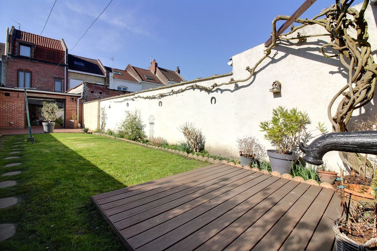 Maison Lomme - 126m² - 4 chambres - garage - jardin - cave