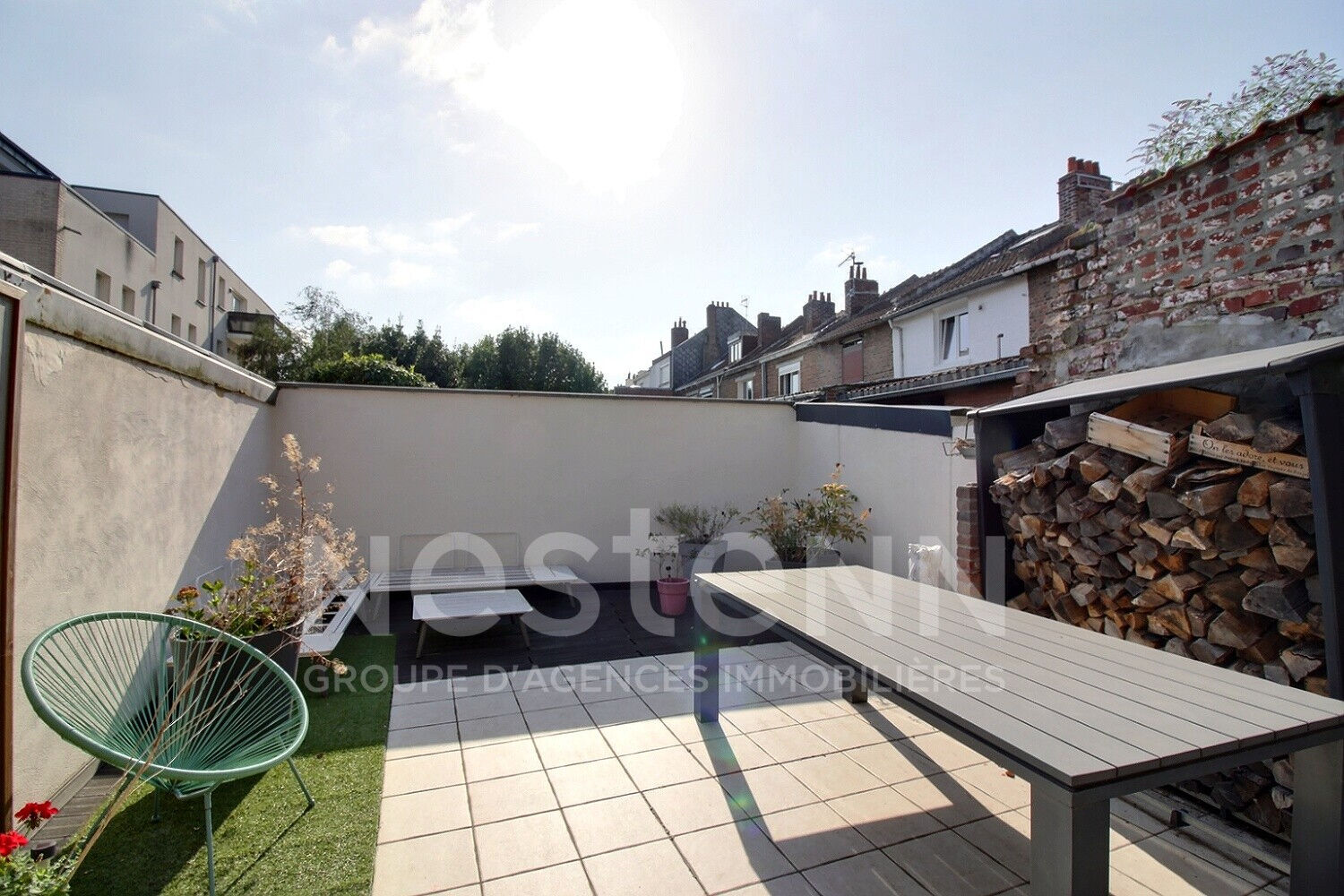 -Maison Lomme  (125 m²) 4 pièces- 3 chambres- proximité métro- extérieur