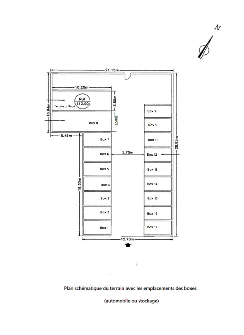 ROMAINVILLE LIMITE MONTREUIL, VILLIERS-BARBUSSE, 3 PARCELLES DE TERRAINS POUR 524M². 17 BOXES LOUES, BON REVENUS LOCATIFS