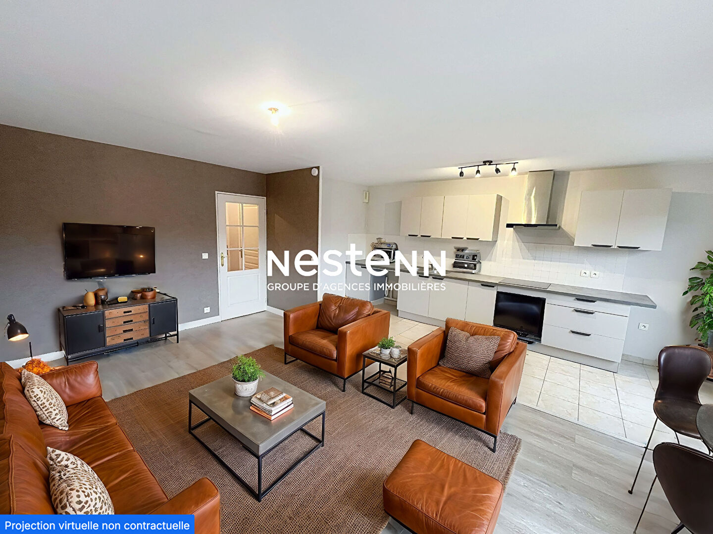 Appartement sur Ponthierry 2 pièces de 55 m2 sans travaux avec balcon et place de parking, très beau volume