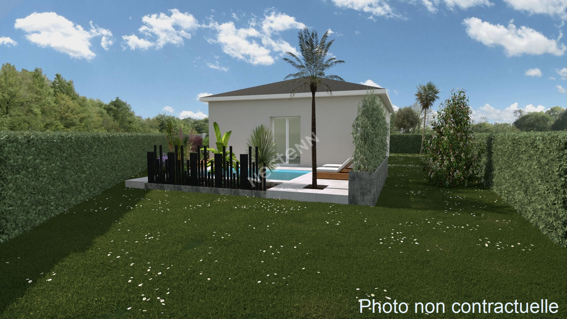 vente maison plain pied individuelle en VEFA sur la commune de Lucciana