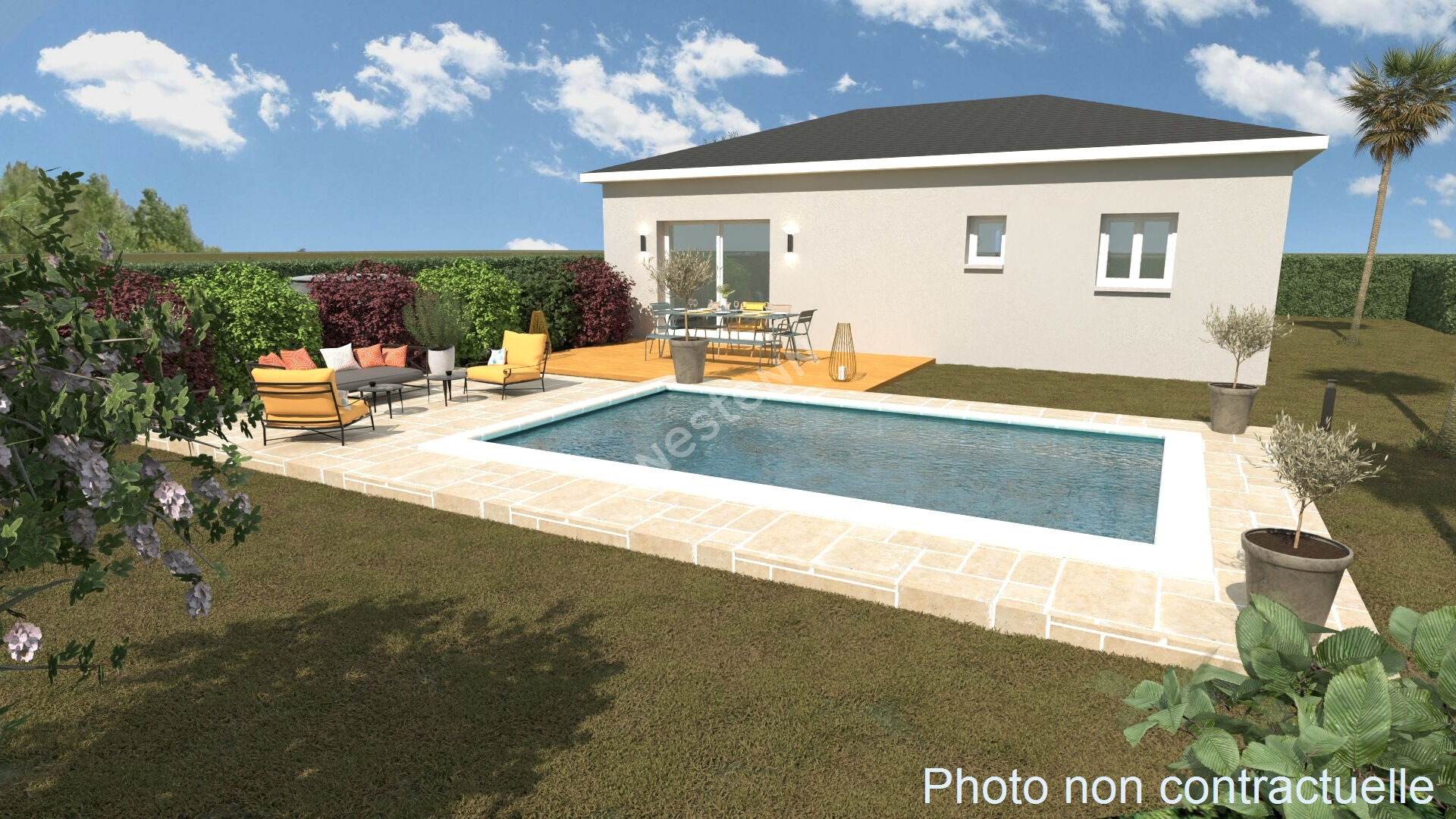 vente maison plain pied individuelle en VEFA sur la commune de Lucciana
