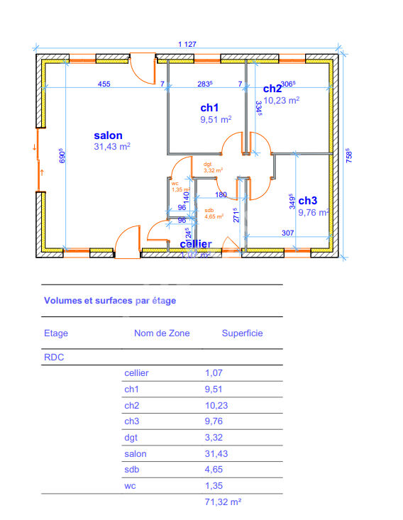 vente maison plain pied individuelle en VEFA sur la commune de Lucciana