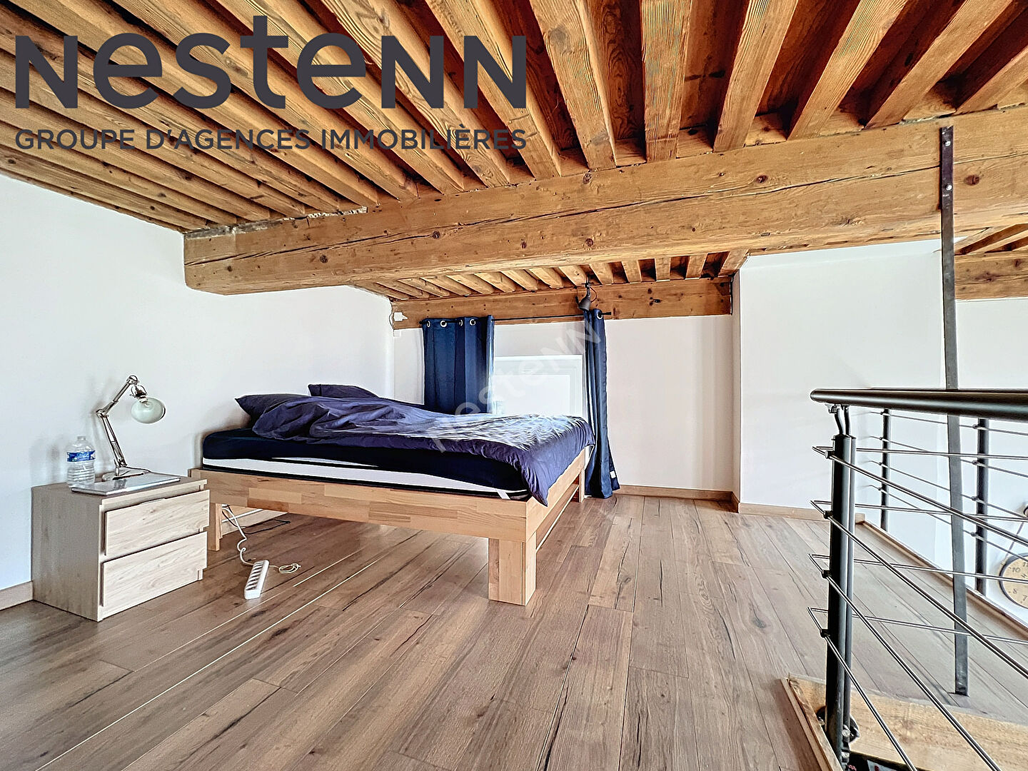 Croix Rousse - Canut style loft T3 de 57m2- Vue exceptionnelle sur Lyon  - refait à neuf
