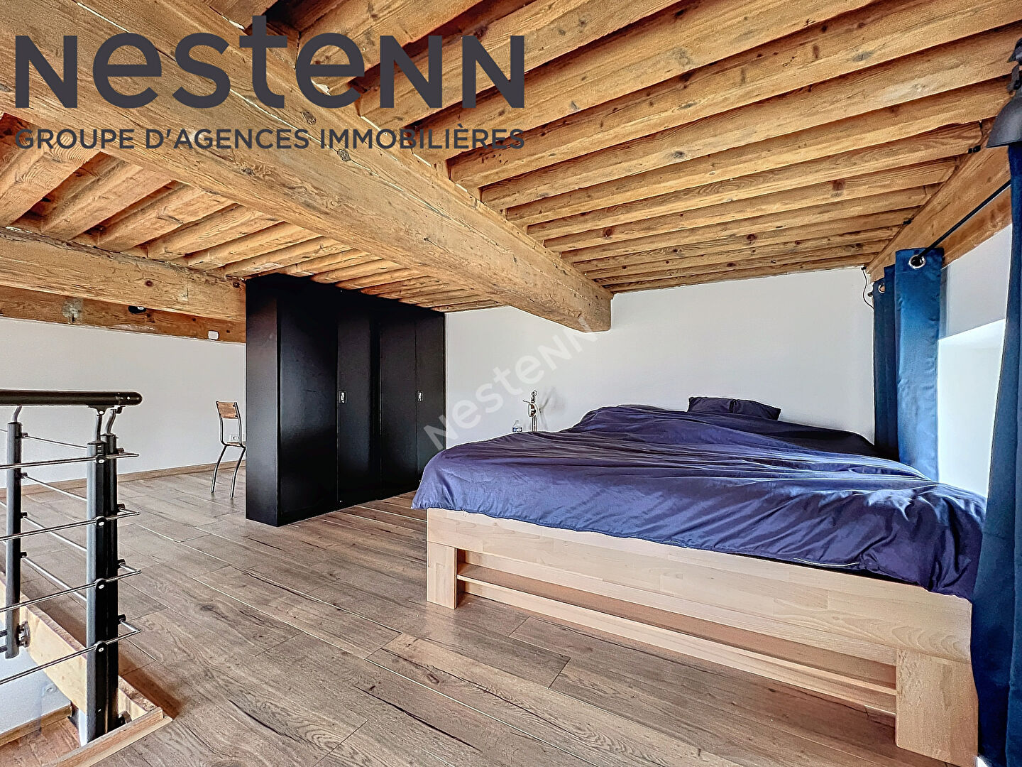 Croix Rousse - Canut style loft T3 de 57m2- Vue exceptionnelle sur Lyon  - refait à neuf