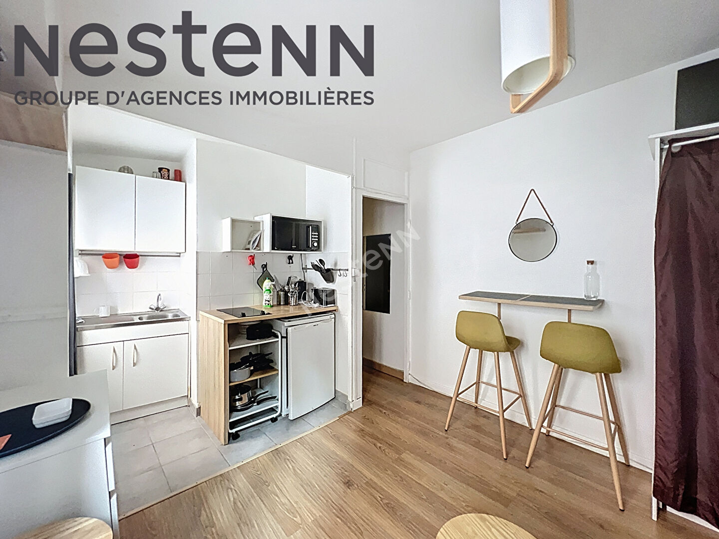 Studio Coeur Croix-Rousse - 1er et dernier étage - Vendu libre