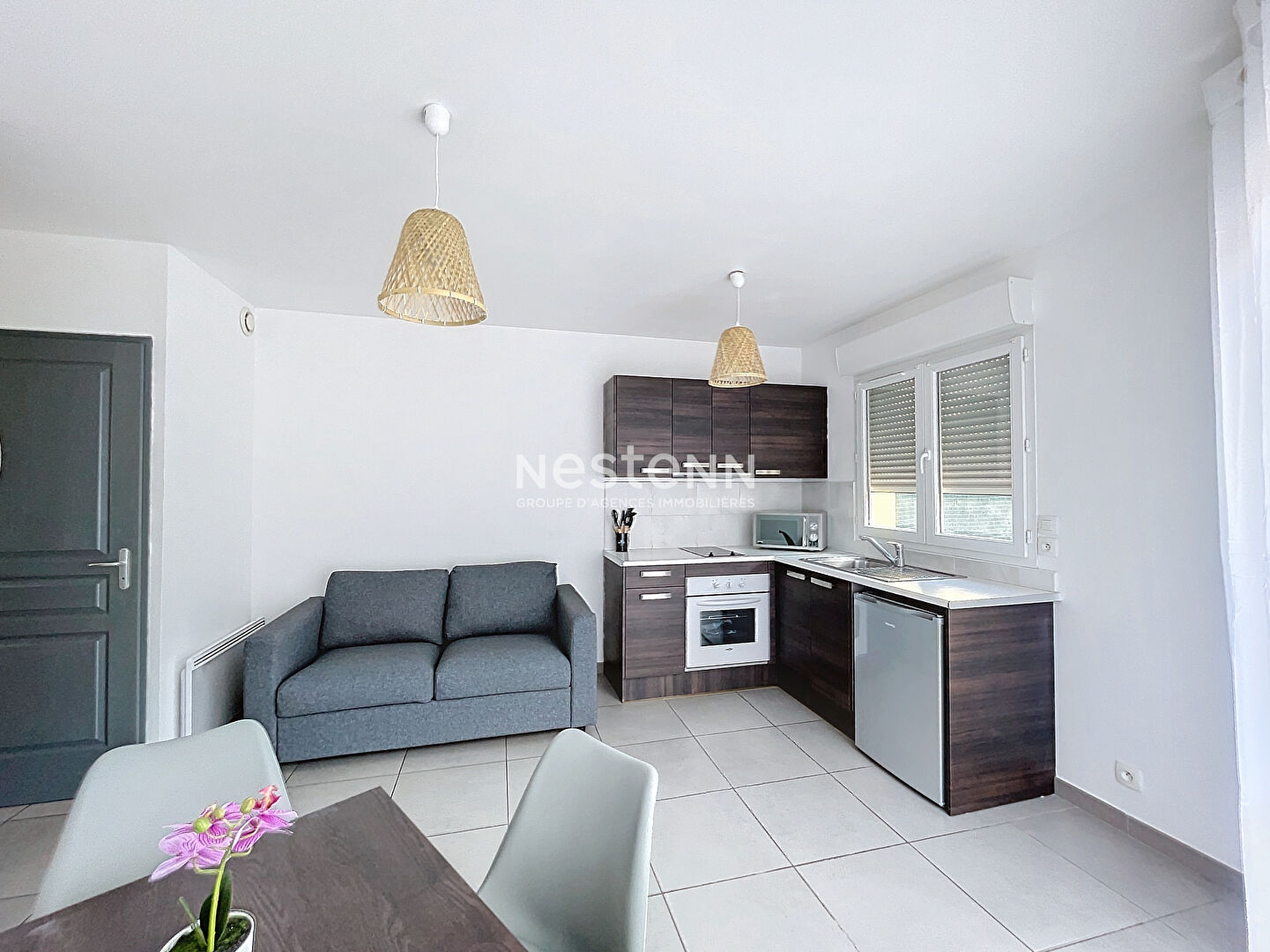 Appartement meublé, 2 pièces, avec jardin, 32.20 m2