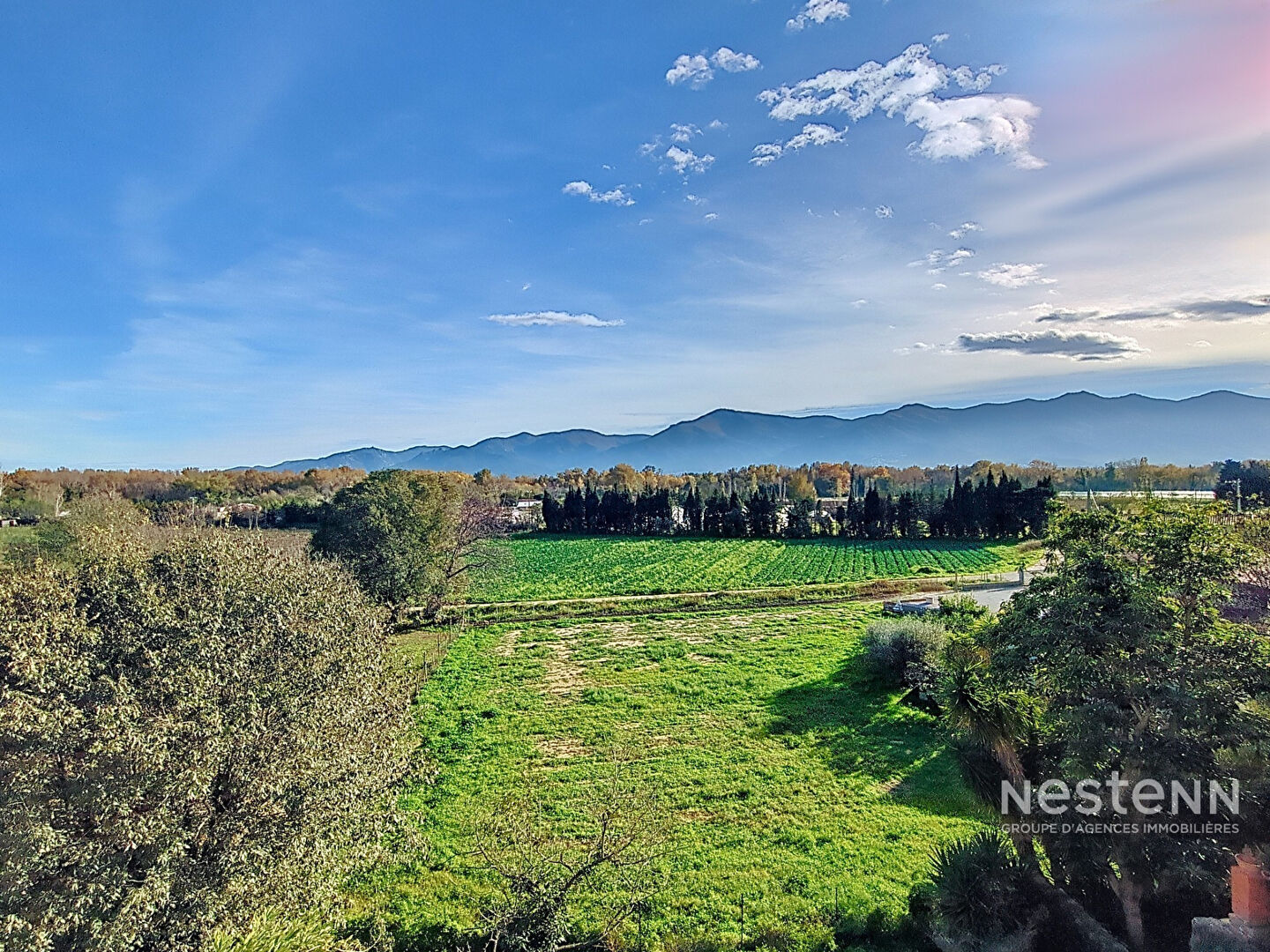 Brouilla, proche Perpignan, maison 3 faces 5 pièces 134.53 m2  sur 550m² de terrain