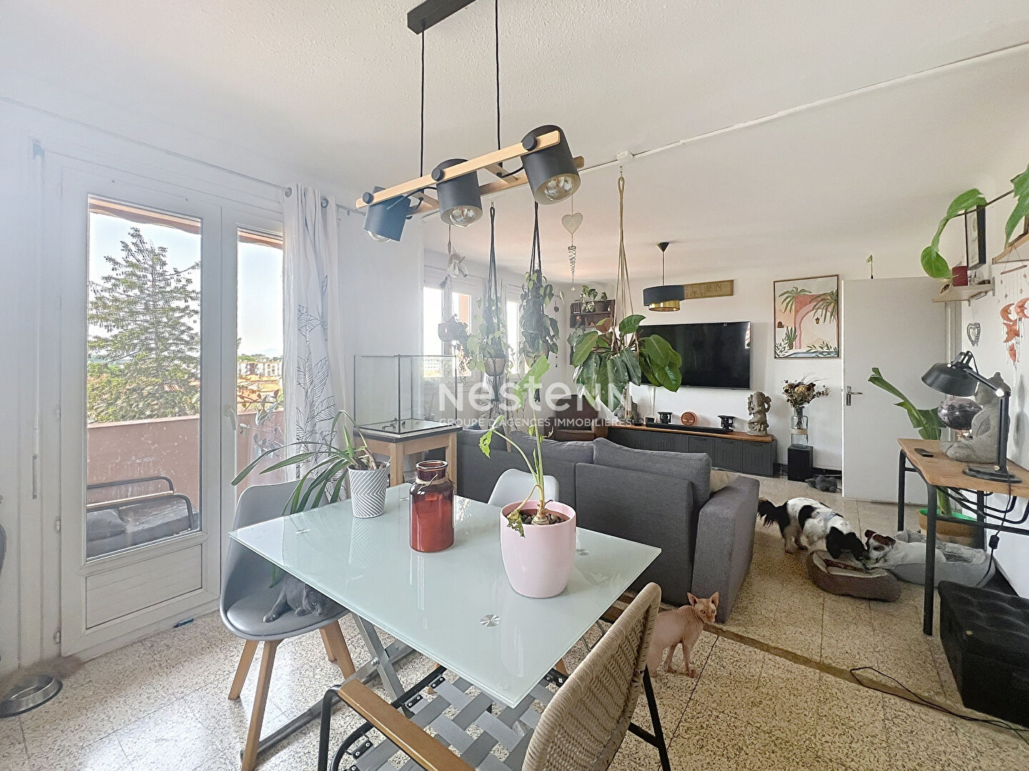 Perpignan Appartement  4 pièces avec balcon et garage