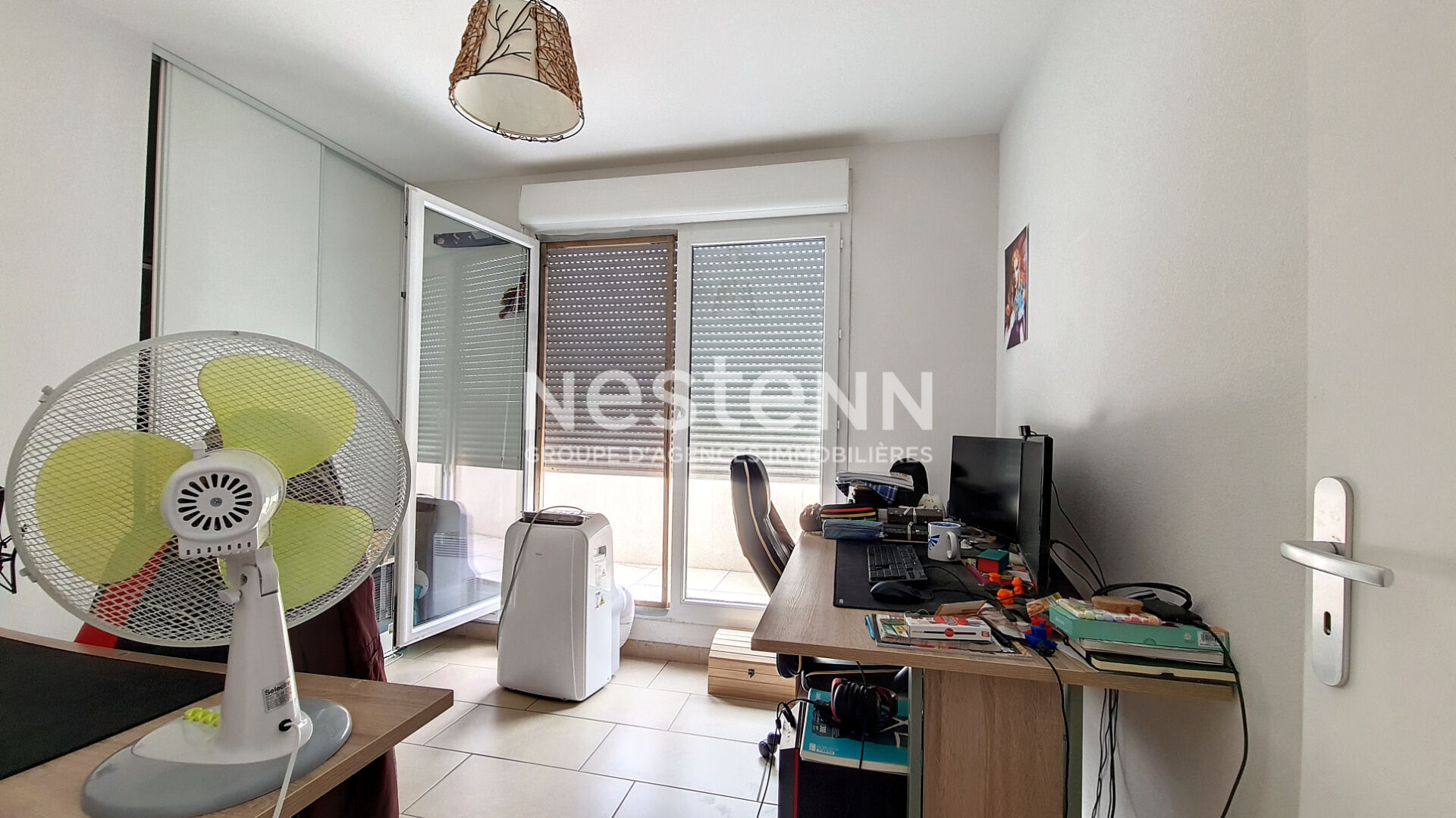 PERPIGNAN Appartement T3 de 54.58 m2 avec grande terrasse et 2 parkings vendu loué.
