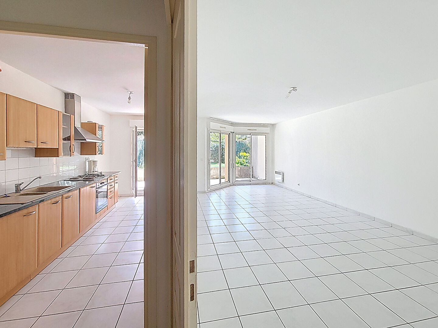 PLEIN COEUR DU VILLAGE DE ST BARNABE - Appartement T3 - 2 chambres - en Rez-de-Jardin avec Jardin Privé et 1 Garage box  inclus