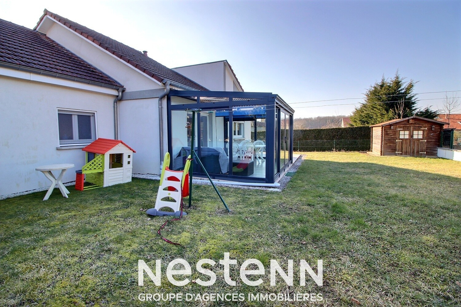 Maison individuelle - plain pied - proche Faulquemont - sans vis à vis - véranda - terrasse - garage