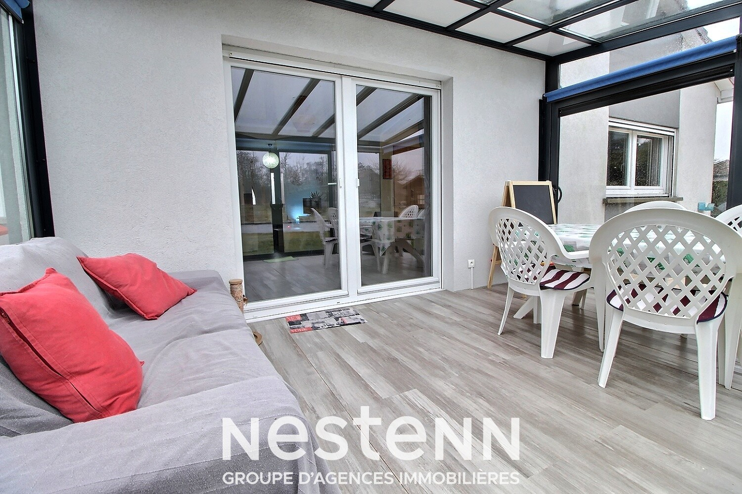 Maison individuelle - plain pied - proche Faulquemont - sans vis à vis - véranda - terrasse - garage